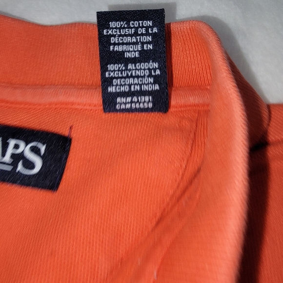 Chaps Burnt Orange Polo Shirt Vibrant Classic Design - Picture 4 of 8